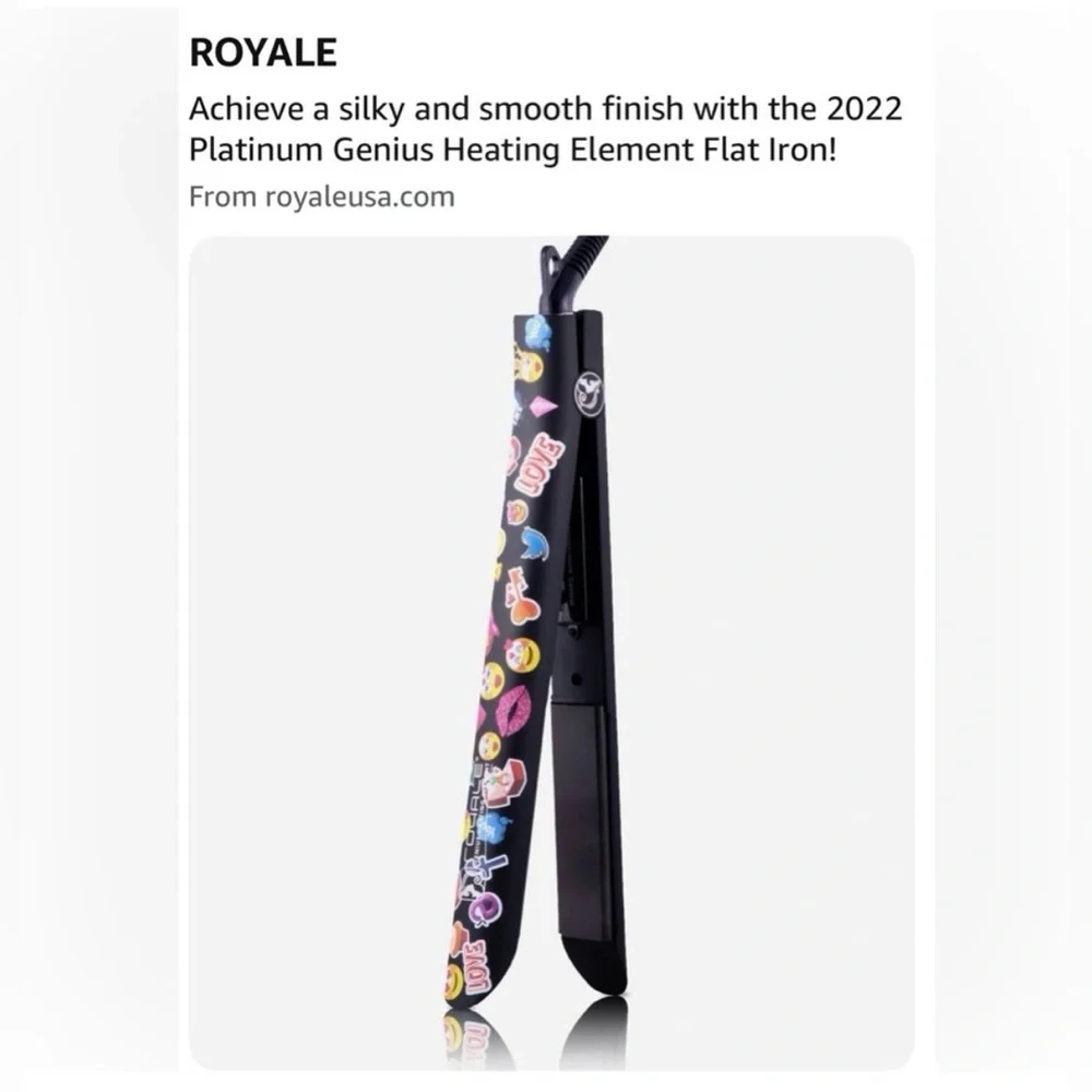 NEW Royale *LIMITED EDITION/DISCONTINUED* straightener